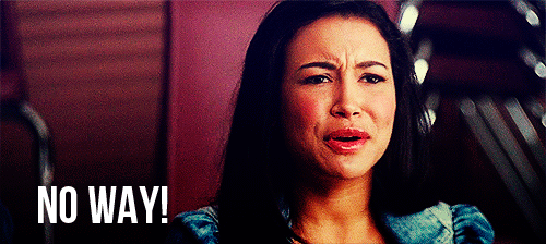 o que significa no way em ingles

DESCRIÇÃO DA IMAGEM: A personagem Santana, da série Glee, vivida pela atriz Naya Rivera (uma mulher de origem porto-riquenha jovem de cabelos pretos lisos e olhos castanho-escuros), está falando "No Way!" O chunk está escrito em branco ao lado.
